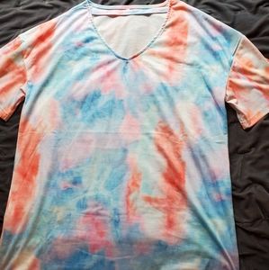 Large Tie Dye Women's Shirt
